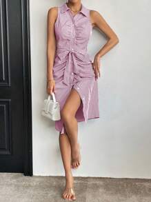 SHEIN Privé Đầm - Hồng - Xem 4