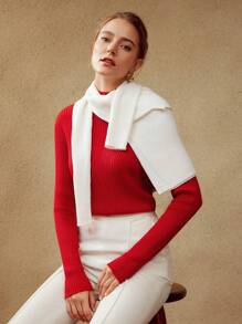 MOTF PREMIUM 100% PURE WOOL MOCK-NECK SWEATER