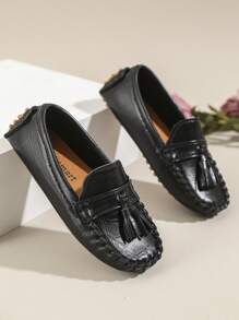 Comfortable Slip-on Loafers With Tassel Decoration