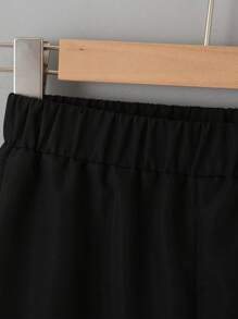 SHEIN Tween Girl 2pcs Chain Detail Cargo Pants