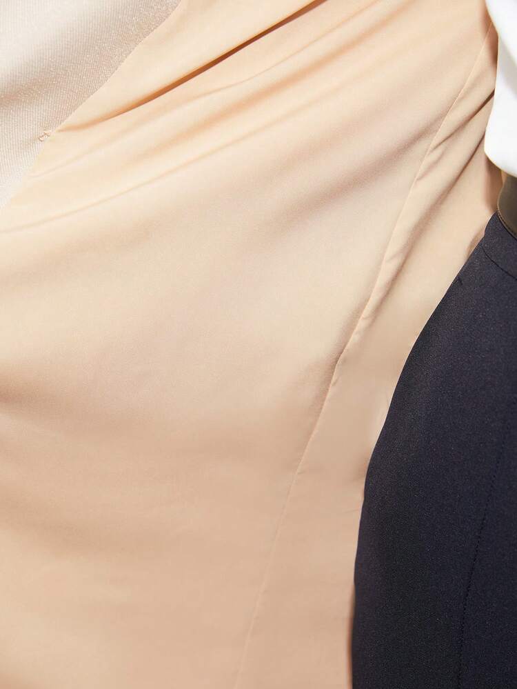 Double Breasted Flap Detail Coat In Fall/Winter