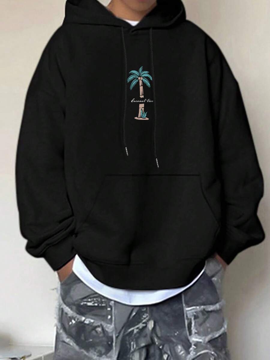 Sudaderas para hombre - Negro - Ver 1