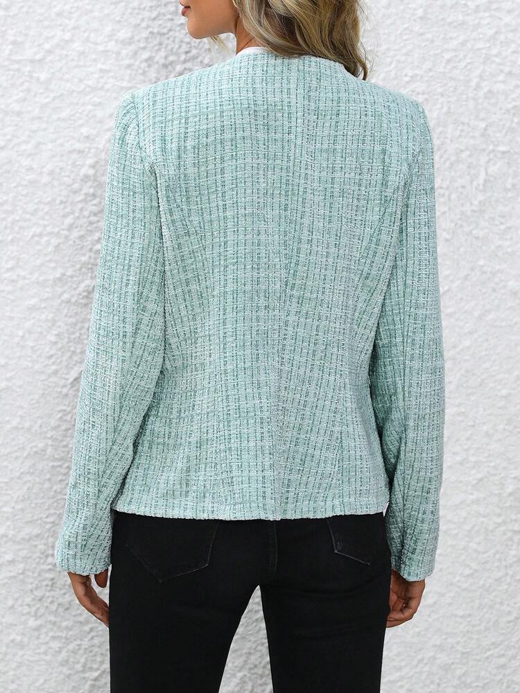 Flap Detail Button Through Overcoat