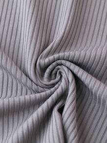 SHEIN Unity 大碼翻蓋口袋半拉鏈連帽T恤