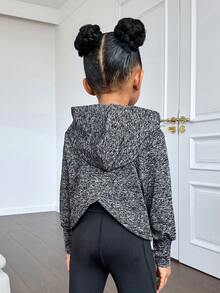SHEIN Trang phục năng động Bé Gái - Màu xám đen - Xem 2