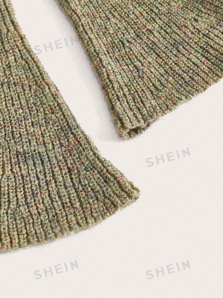 SHEIN ICON Y2K Grunge Hippie Off Shoulder Foldover Flounce Sleeve