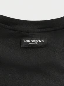 GENTILAND Men's Slogan Print Crew Neck Casual Loose T-Shirt, Couple Things