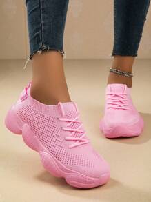 Women's Comfortable Shoes - Pink - View 1