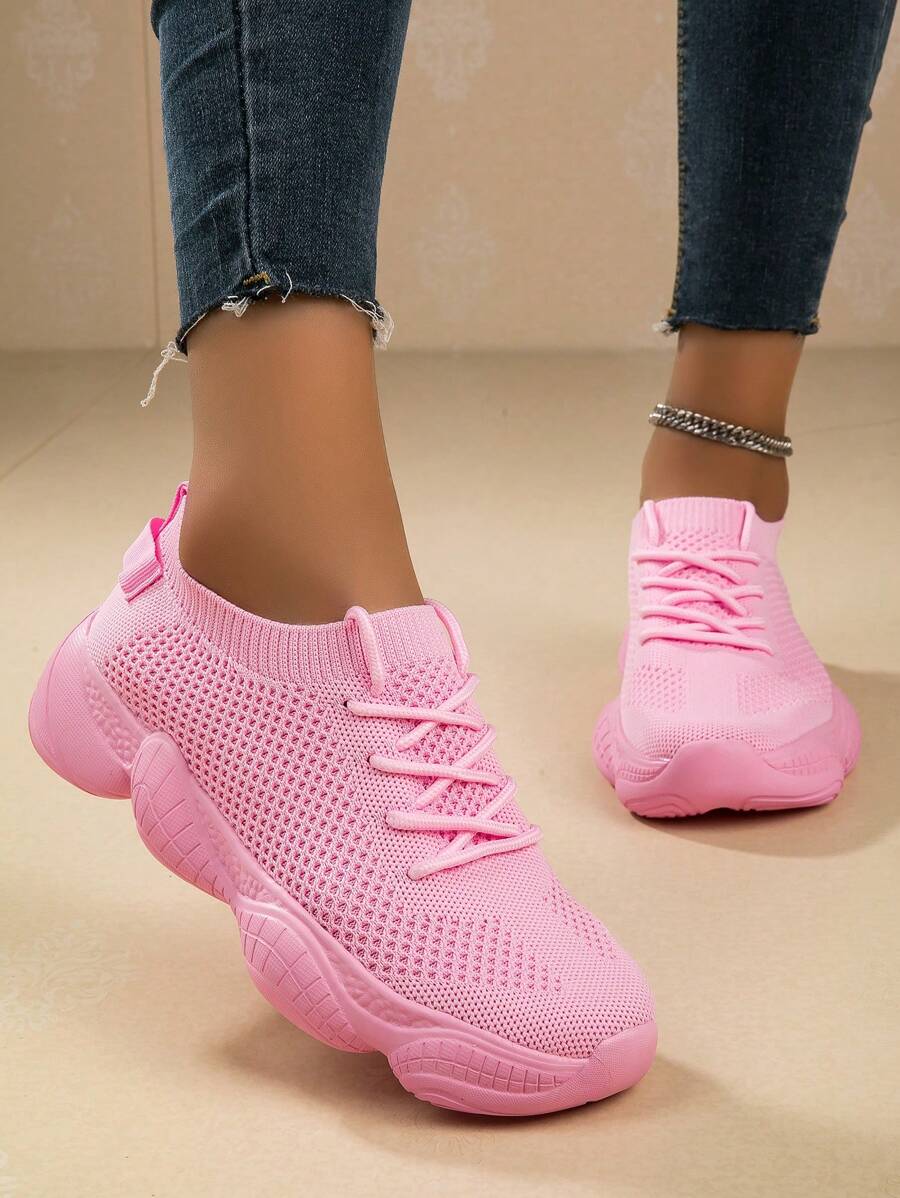 Women's Comfortable Shoes - Pink - View 1