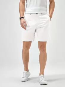 Manfinity VCAY Men Solid Slant Pocket Shorts