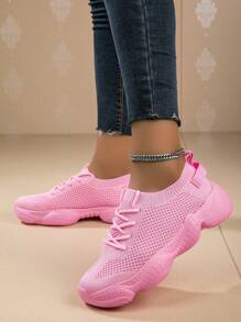 Women's Comfortable Shoes - Pink - View 3