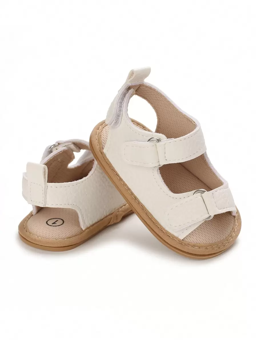 夏天男孩防滑涼鞋和拖鞋適用於嬰幼兒和 - 白色 - 查看 1