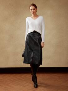 MOTF PREMIUM 100% PURE CASHMERE SWEATER - Beige - View 6