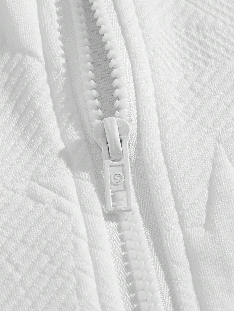 Oversized Men's Zip-Up Long Sleeve Casual Bomber Jacket, For Fall Winter
