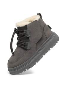Unisex Kids' Winter Warm Snow Boots - Grey - View 5