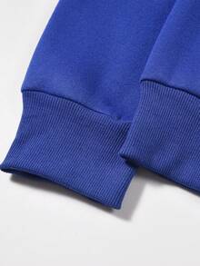 Áo nỉ Nam Lễ Các Thánh Giải trí - Xanh đậm - Xem 4