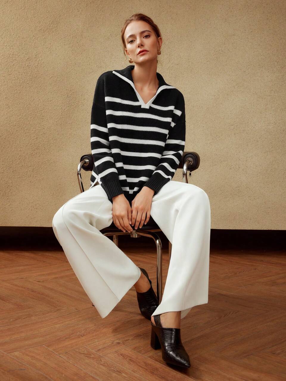 MOTF 100% PURE WOOL RELAXED SWEATER