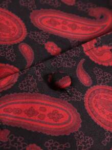 Manfinity AFTRDRK Men Plus 1pc Paisley Print Waistcoat