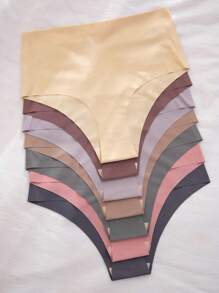7件高腰無痕內褲套裝 - 彩色 - 查看 1