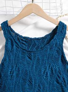 SHEIN Cô gái Tween Áo ba lỗ & Quần ống loe & Nơ mặt trước Top Cây trồng - Nhiều màu - Xem 6