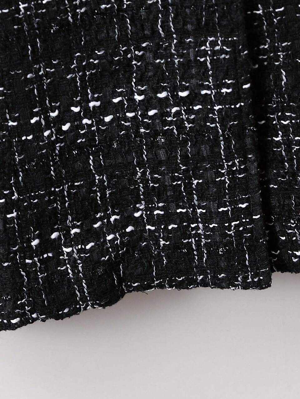 Teen Girl Plaid Pattern Double Breasted Overcoat Autumn Fall