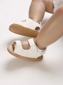 夏天男孩防滑涼鞋和拖鞋適用於嬰幼兒和 - 白色 - 查看 6