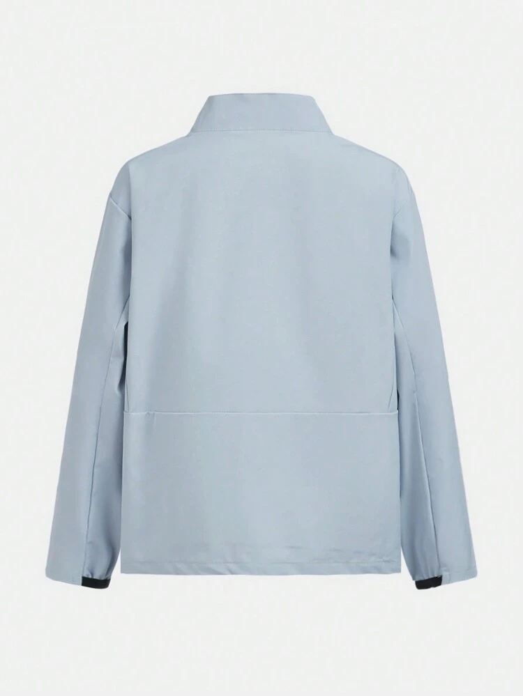 Tween Boy Zip Up Slant Pocket Sports Jacket