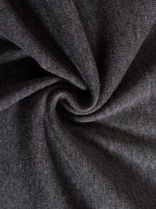 2 件套年轻男孩卡通消防车印花 T 恤和裤子睡衣套装，秋季，圣诞节 - 深灰色 - 查看 3