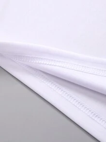 INAWLY Plus Heart Print Tee - White - View 5