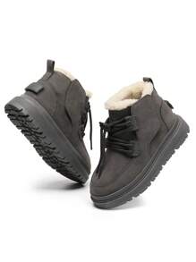 Unisex Kids' Winter Warm Snow Boots - Grey - View 3