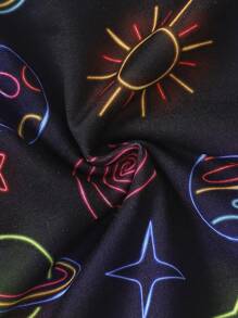 Baby Boy Planet Print Sweatshirt