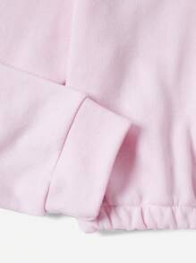 RueChic Tween Girl Solid Pullover & Leggings - Baby Pink - View 3
