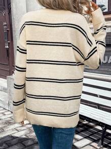 SHEIN Frenchy 女士毛衣 - 杏色 - 查看 2