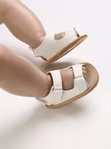 夏天男孩防滑涼鞋和拖鞋適用於嬰幼兒和 - 白色 - 查看 4