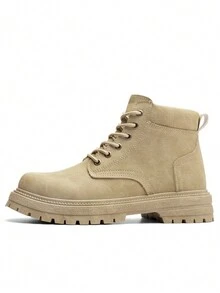 Botas de nuevo estilo Botas casuales de moda para hombres para todas las estaciones - Caqui - Ver 3