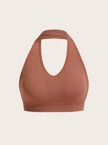 Easithlete 2入組素色繞頸運動型胸罩 - 彩色 - 查看 7