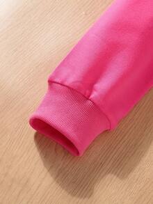 SHEIN Tween Girl Car & Letter Graphic Cami Pullover & Cami Jumpsuit - Multicolor - View 5