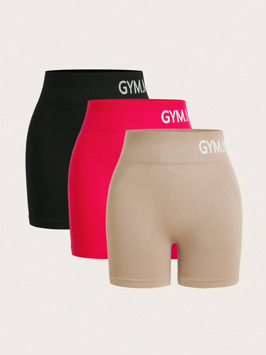 Quần Shorts Thể thao Nữ Xù Lá thư - Nhiều màu - Xem 1