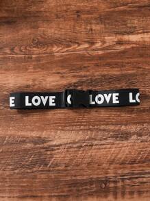 SHEIN 女大童字母圖案T恤&翻蓋口袋長褲附包 - 軍綠色 - 查看 5