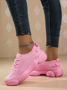 Women's Comfortable Shoes - Pink - View 2