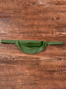 SHEIN 女大童字母圖案T恤&翻蓋口袋長褲附包 - 軍綠色 - 查看 3