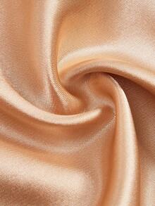 3pcs Chất rắn Xa ten Cami ngọn & 3pcs Quần short Bộ PJ - Nhiều màu - Xem 4