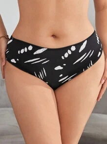 Talla grande Bragas panel con encaje