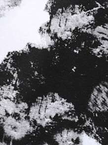 SHEIN Unity Tie Dye Sweater Vest - Multicolor - View 3