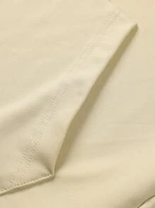 Manfinity Homme Men's Loose Fit Angel & Letter Graphics Zipper Hooded Sweatshirt - Khaki - View 4