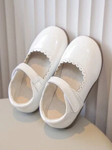 時尚&舒服的女孩公主鞋/平底鞋 - 白色 - 查看 4
