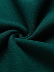 Nam Người ngoài hành tinh Và Đồ họa Chữ cái Lót nhiệt Áo nỉ - Màu xanh lá cây đậm - Xem 3