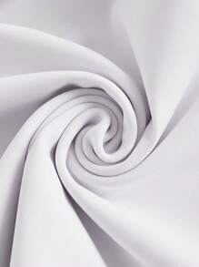 Easithlete Solid Flare Hem Sports Skort Tennis Skirt - White - View 5