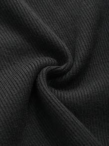 DAZY Suéter de estilo casual de negocios, nueva llegada para otoño, tops de manga larga, ropa de mujer para el otoño - Negro - Ver 3