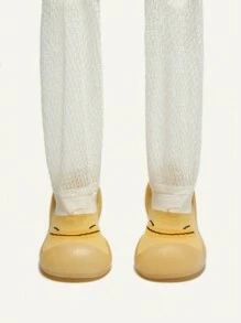 Bebé Calcetines deportivos de moda con Divertido con diseño de animal anti deslizante con zapato - Amarillo - Ver 1